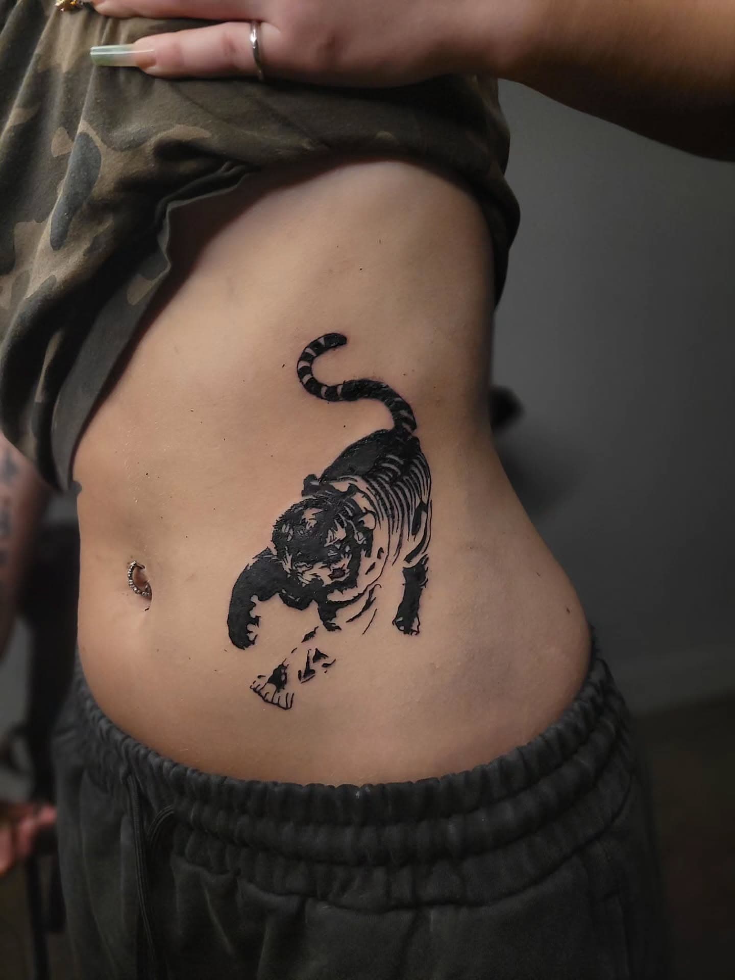Blackwork. — Prowler — ribs by Bash