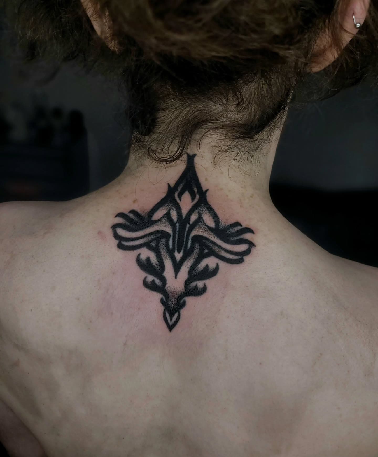 Ornamental Nape — Ornamental tattoo by Bash